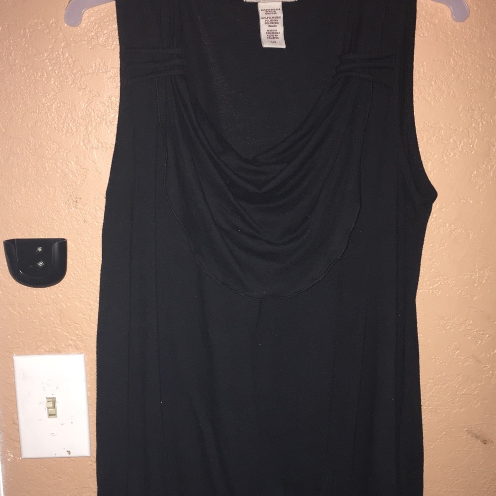 Covington Black Sleeveless Top